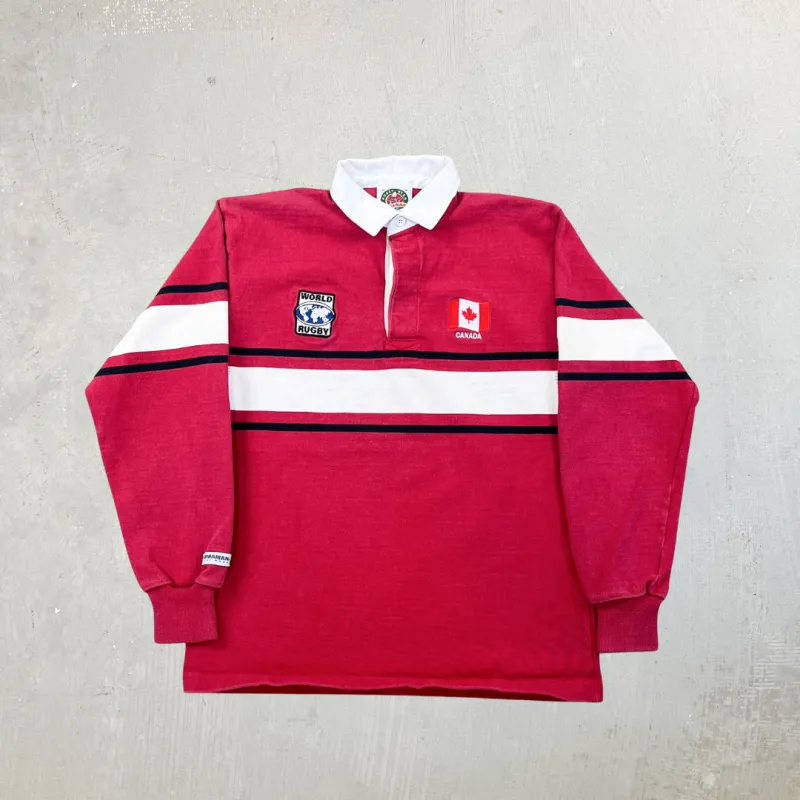 F- Vintage Canada World Rugby Barbarian Tag Rugby Shirt sold by HG Vintage