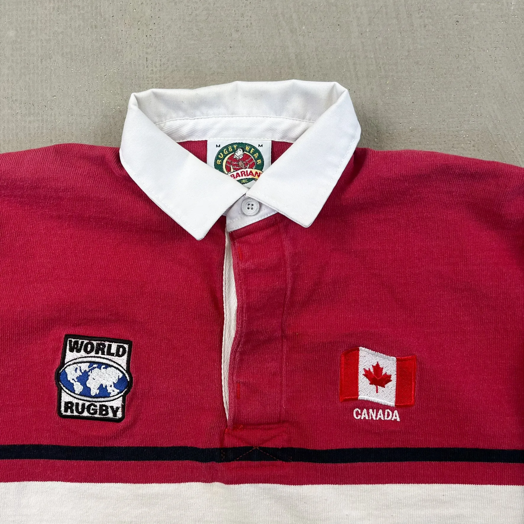 F- Vintage Canada World Rugby Barbarian Tag Rugby Shirt sold by HG Vintage product image thumbnail 2