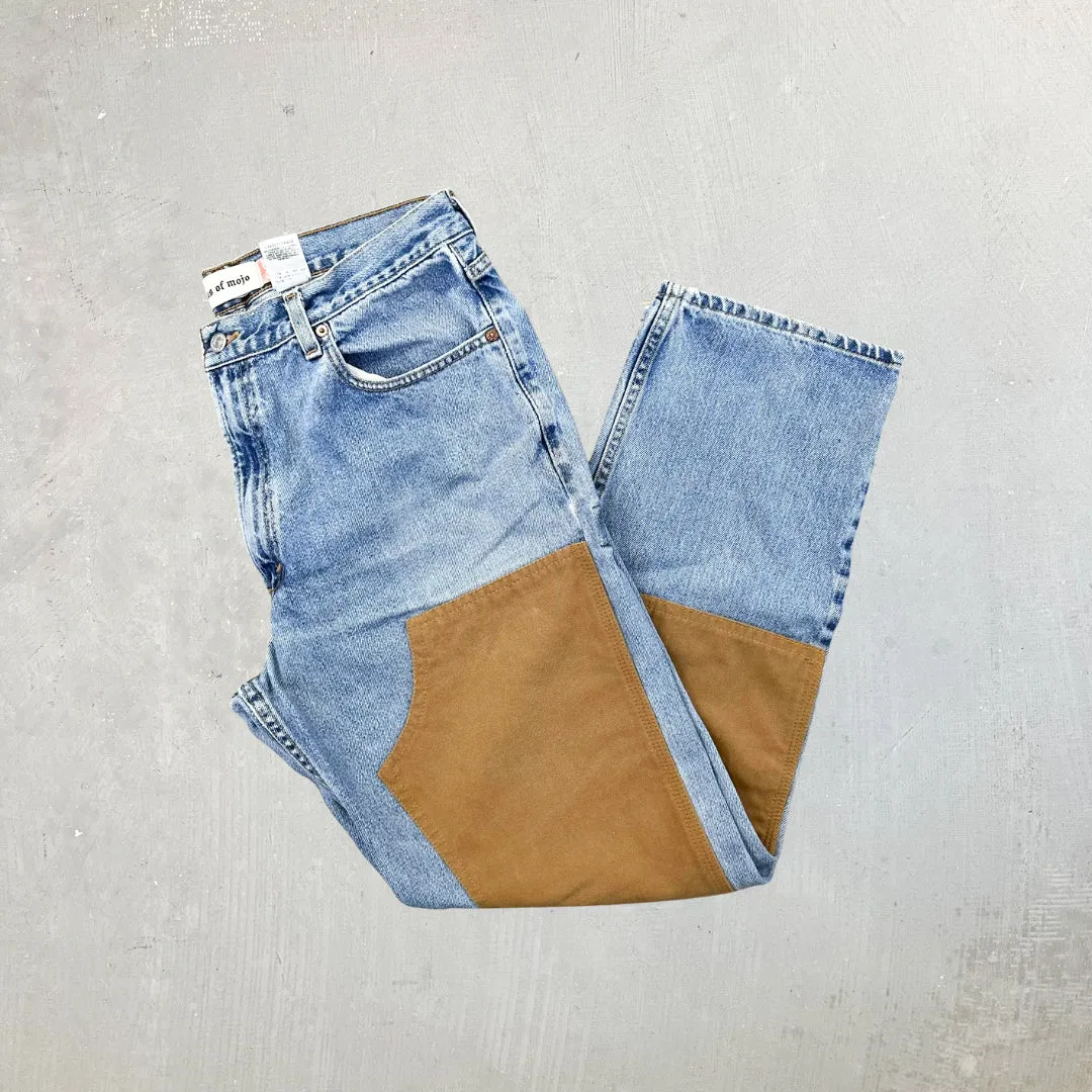 F- HOM Levi's Reworked Double Knee Jeans sold by HG Vintage