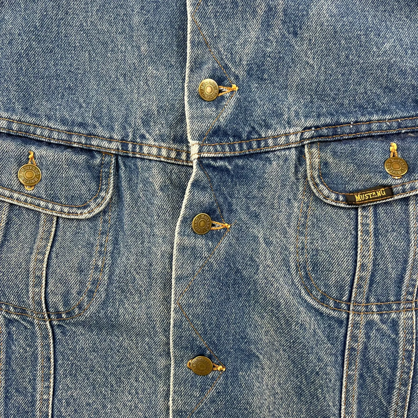 F- Vintage Mustang Storm Riders Blanket Lined Denim Jacket sold by HG Vintage product image thumbnail 3