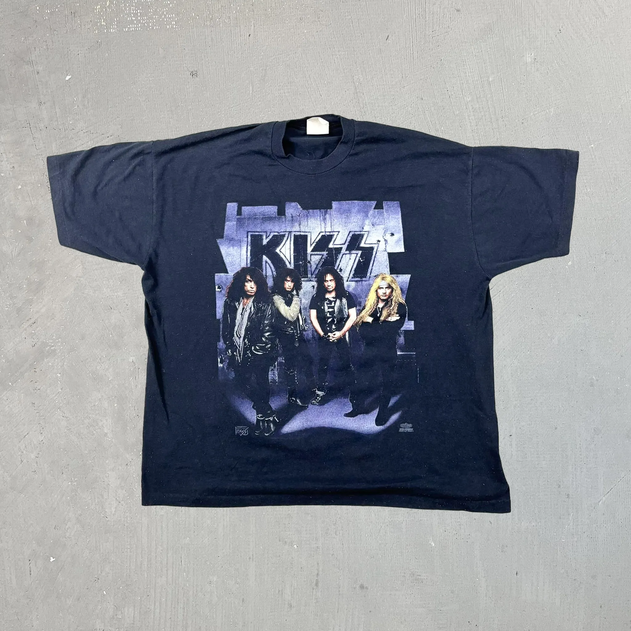 F- Vintage Kiss Revenge Picture & Text Single Stitch Tee sold by HG Vintage