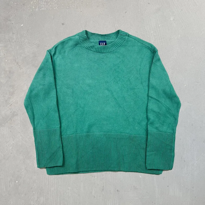 F- Vintage Gap Heavy Green Knit Sweater sold by HG Vintage