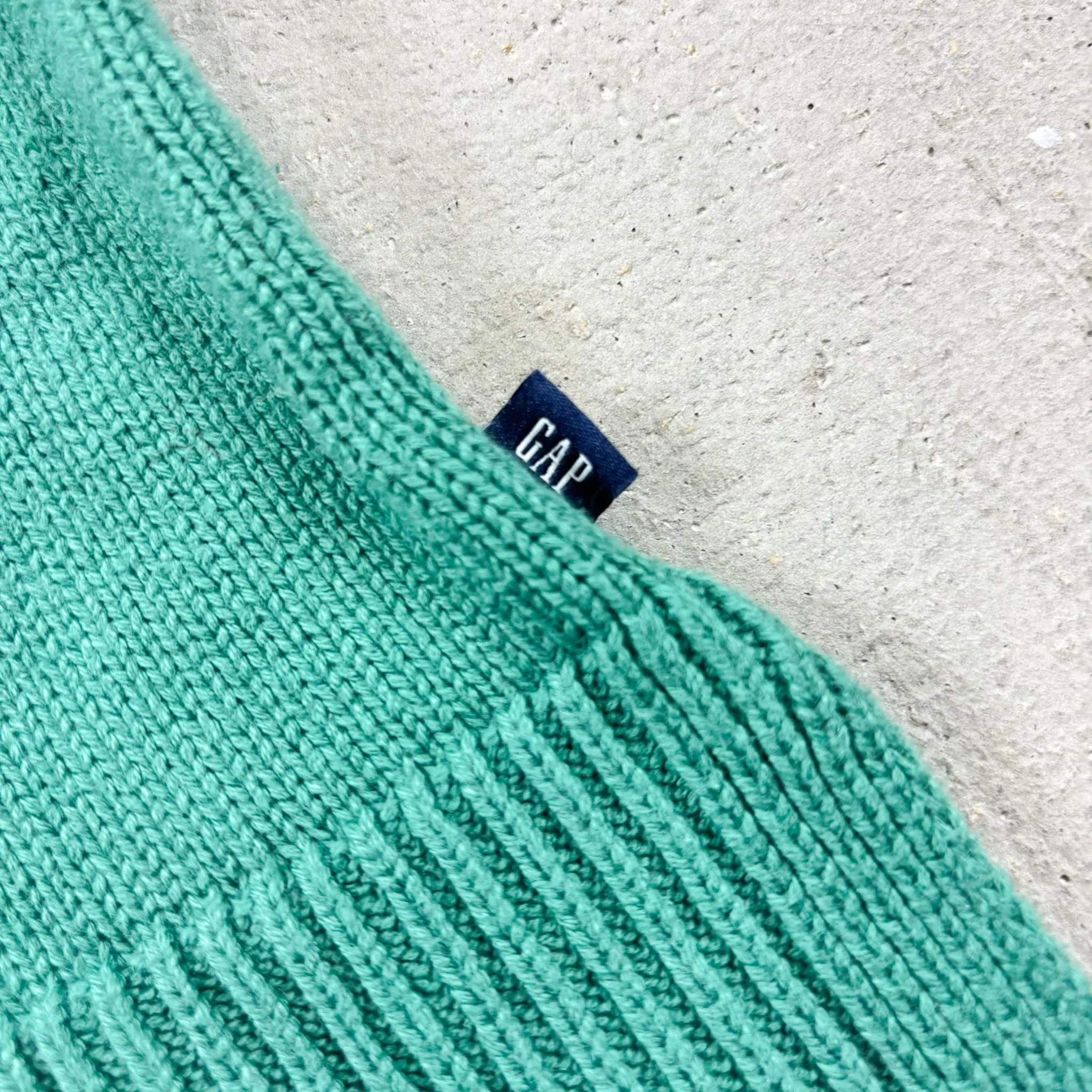 F- Vintage Gap Heavy Green Knit Sweater sold by HG Vintage product image thumbnail 3