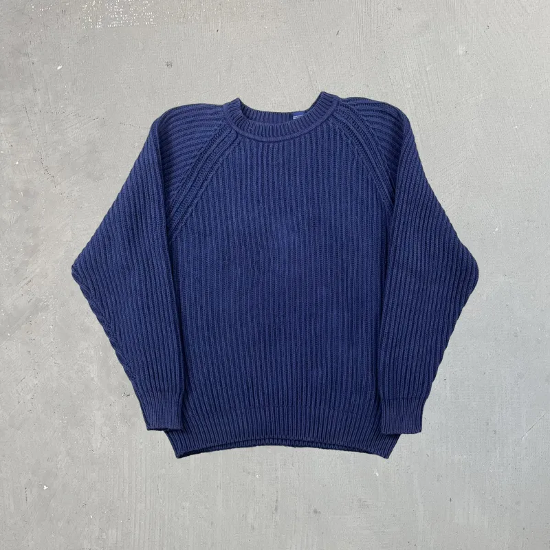 F- Vintage Gap Navy Heavy Knit Sweater sold by HG Vintage