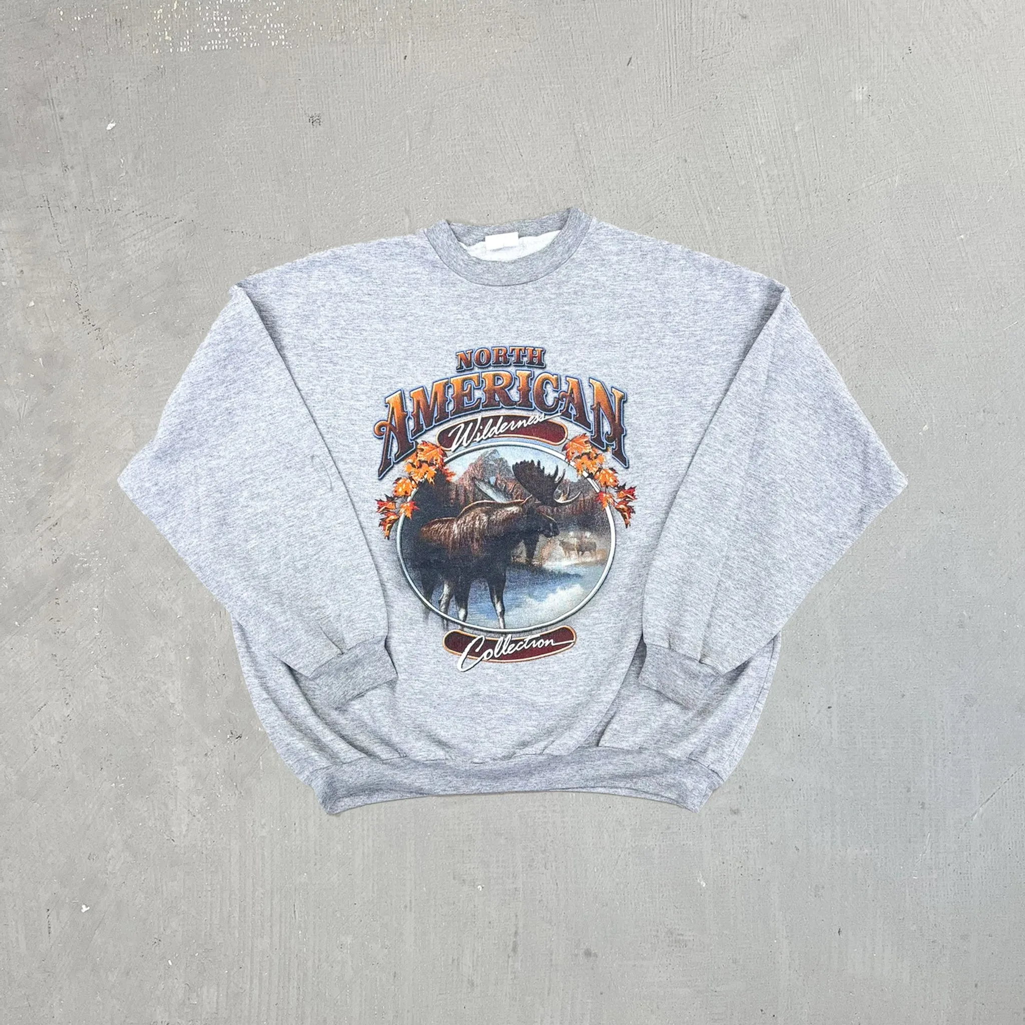 F- Vintage North American Wilderness Collection Moose Crewneck sold by HG Vintage