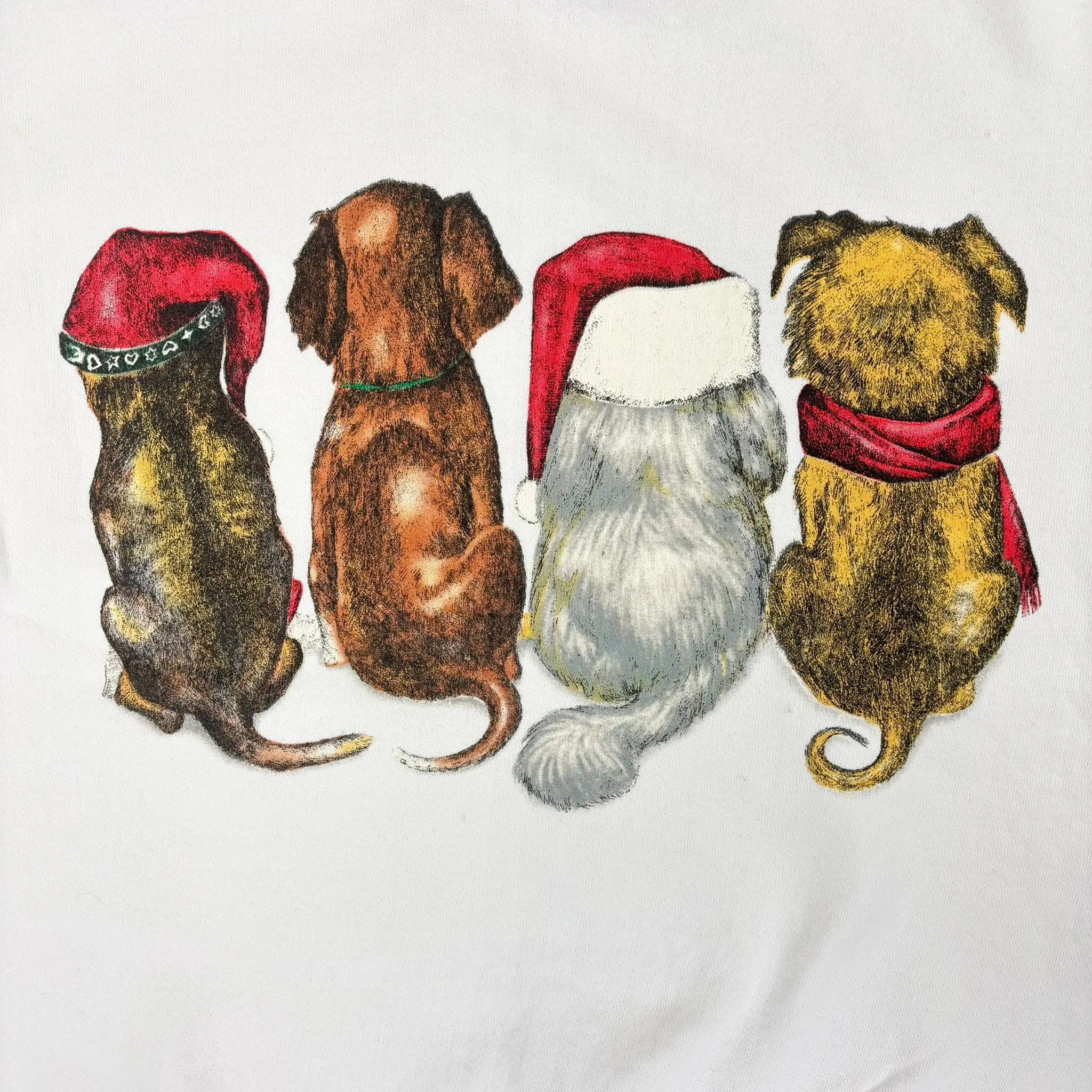 F- Vintage Christmas Dogs Graphic Crewneck sold by HG Vintage product image thumbnail 5