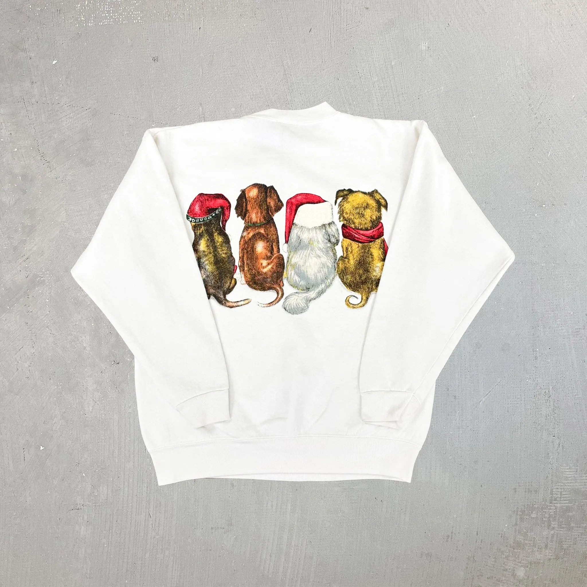 F- Vintage Christmas Dogs Graphic Crewneck sold by HG Vintage product image thumbnail 4
