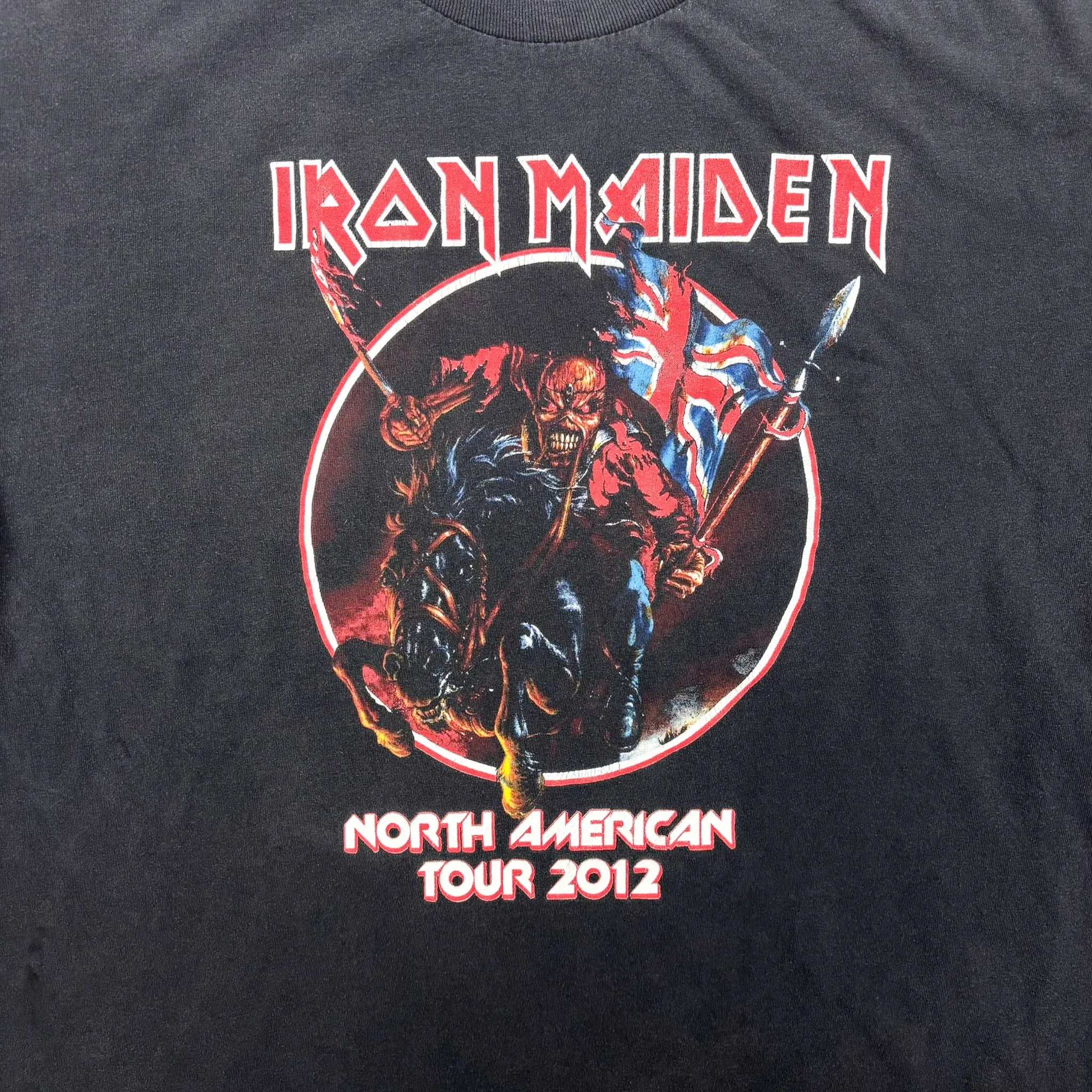 F- '12 Iron Maiden North American Maiden England Tour Graphic Tee sold by HG Vintage product image thumbnail 2