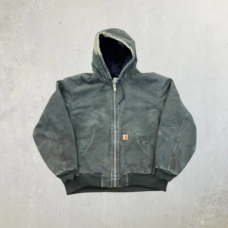 F- Vintage Carhartt J131 Active Hooded Workwear Jacket sold by HG Vintage
