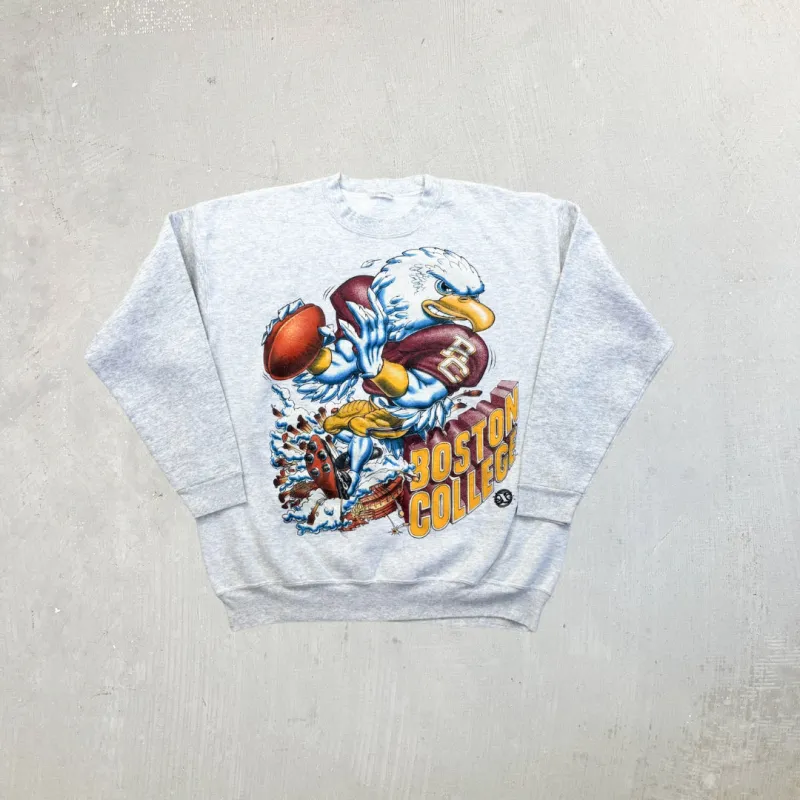 F- Vintage Boston College Football Mascot Graphic Crewneck sold by HG Vintage