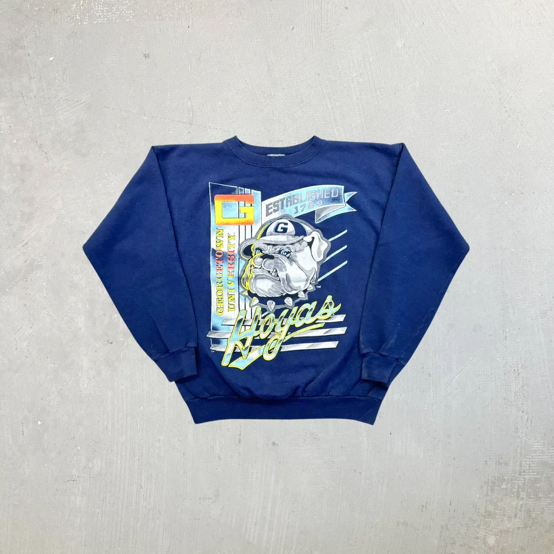 F- Vintage Georgetown University Hoyas Graphic Crewneck sold by HG Vintage