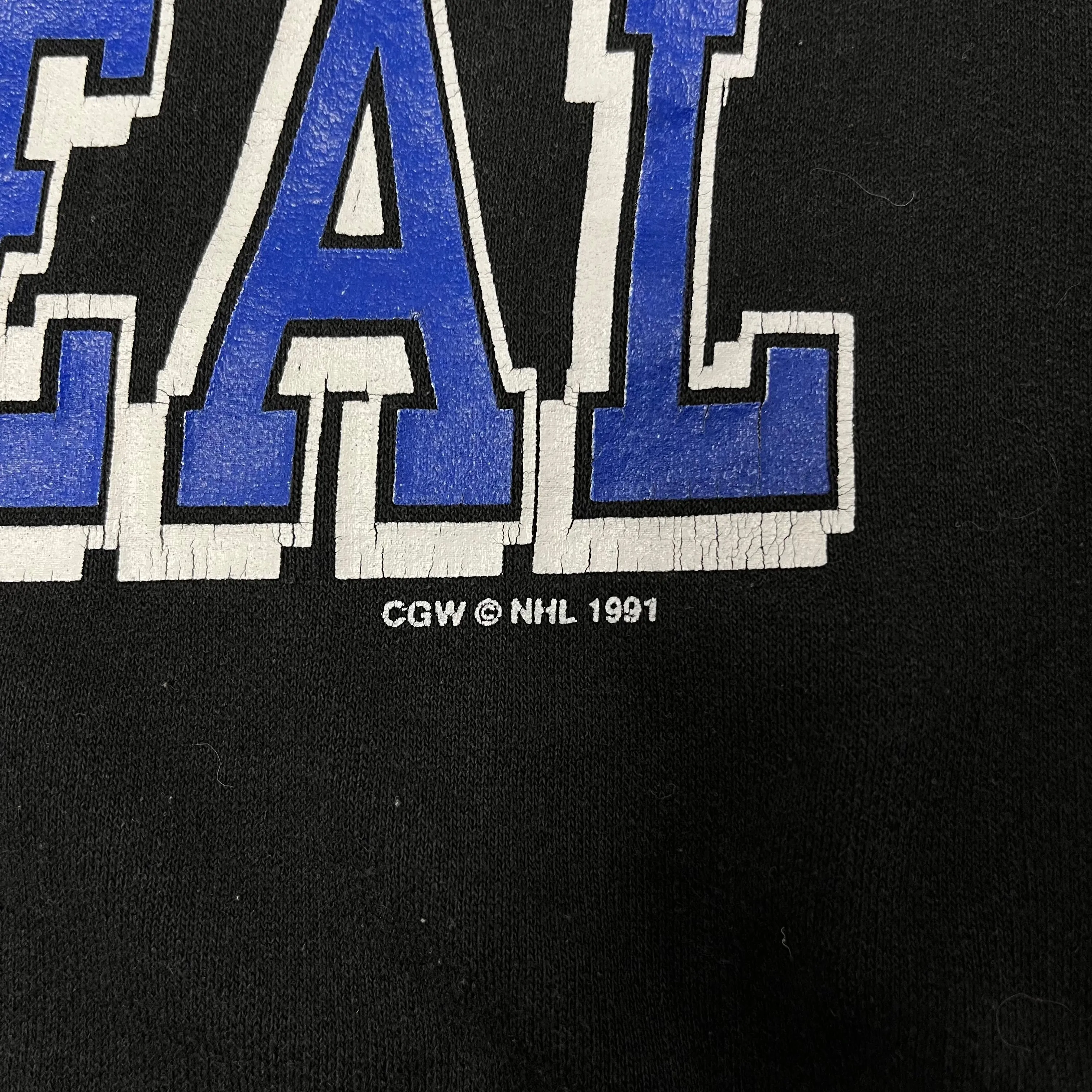 F- Vintage '91 Montreal Canadiens NHL Graphic Crewneck sold by HG Vintage product image thumbnail 3