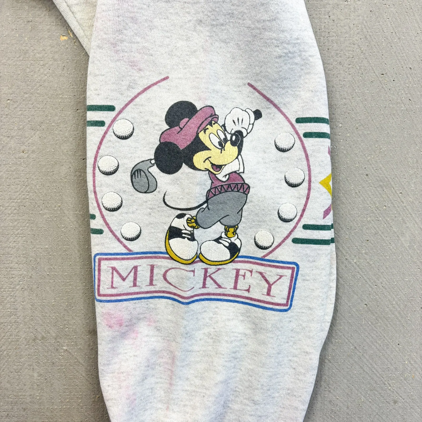 F- Vintage Disney Pro Mickey Disney Golf Tournament Graphic Crewneck sold by HG Vintage product image thumbnail 2
