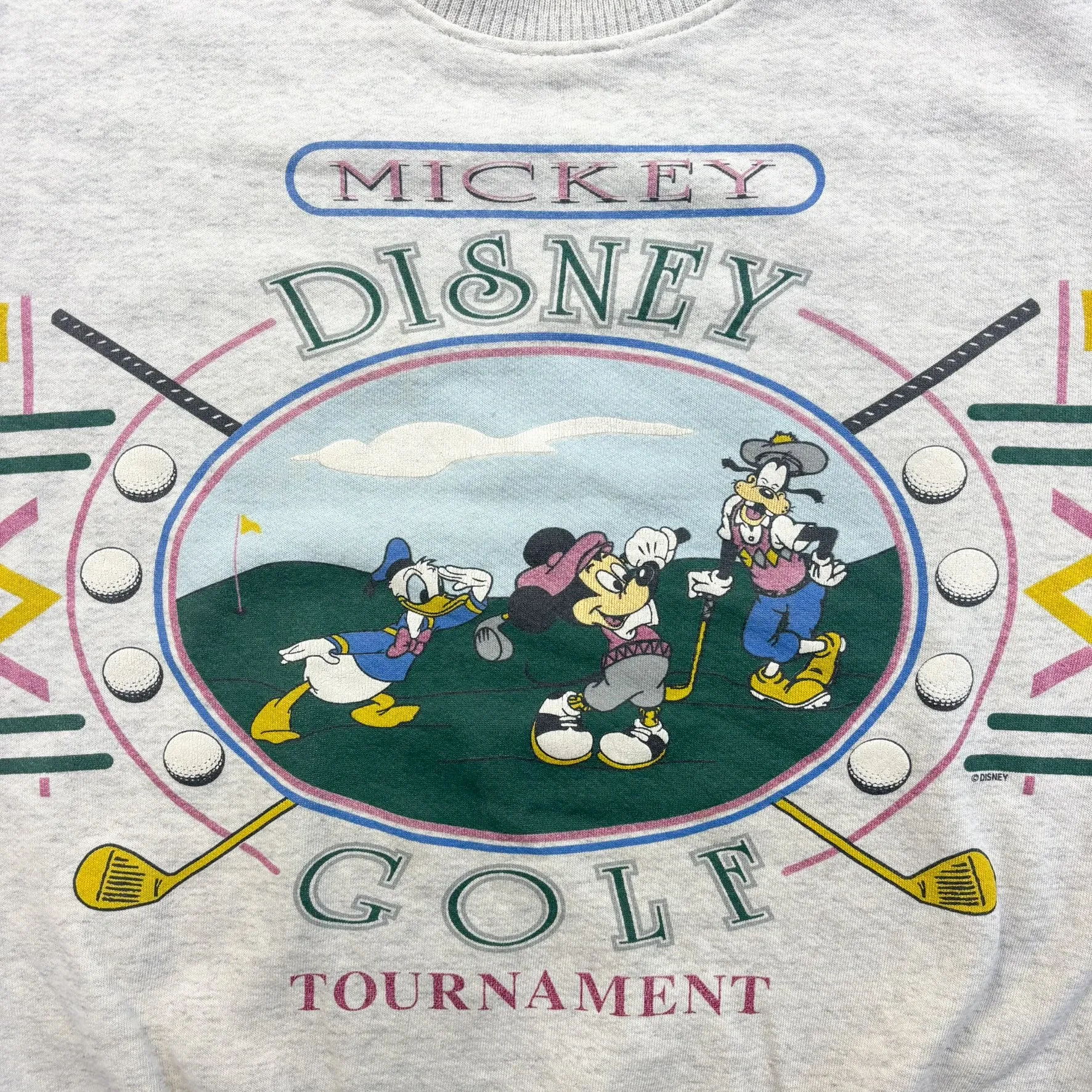 F- Vintage Disney Pro Mickey Disney Golf Tournament Graphic Crewneck sold by HG Vintage product image thumbnail 3