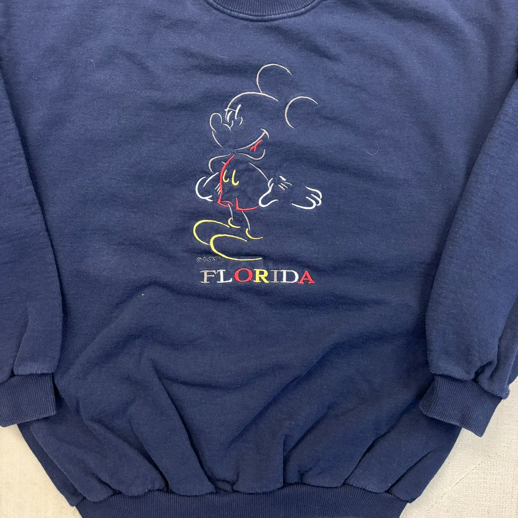 F- Vintage Mickey Unlimited Florida Mickey Embroidered Crewneck sold by HG Vintage product image thumbnail 2