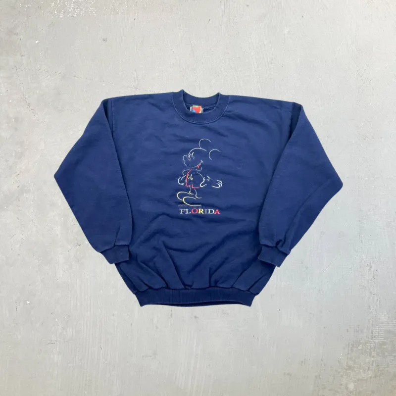 F- Vintage Mickey Unlimited Florida Mickey Embroidered Crewneck sold by HG Vintage