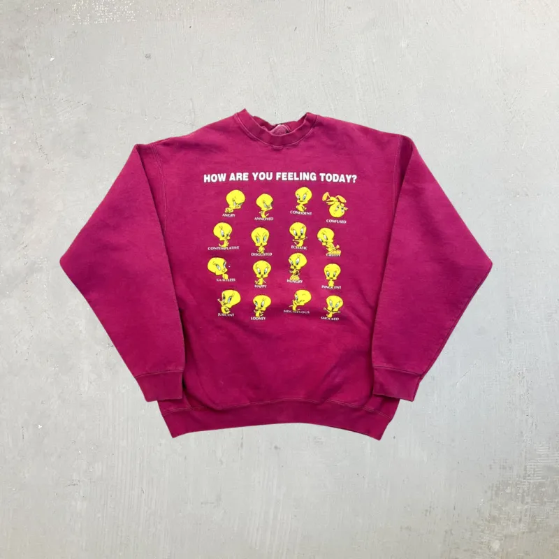 F- Vintage Looney Tunes Tweedy Birds How You Feeling Today Crewneck sold by HG Vintage