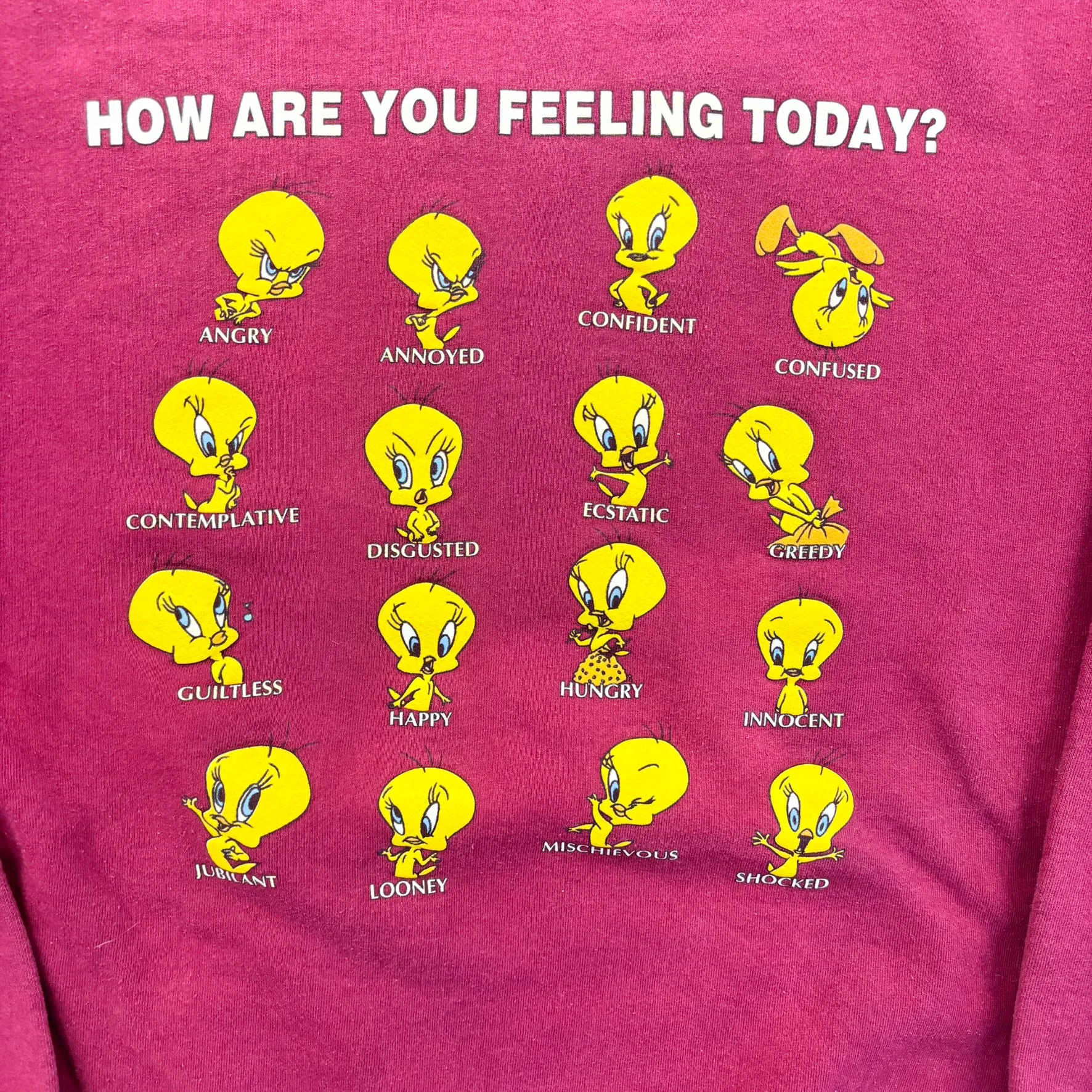 F- Vintage Looney Tunes Tweedy Birds How You Feeling Today Crewneck sold by HG Vintage product image thumbnail 2