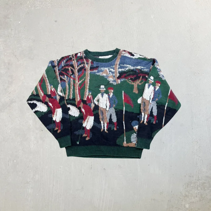 F- Vintage Crossing Golfers Knit Sweater sold by HG Vintage