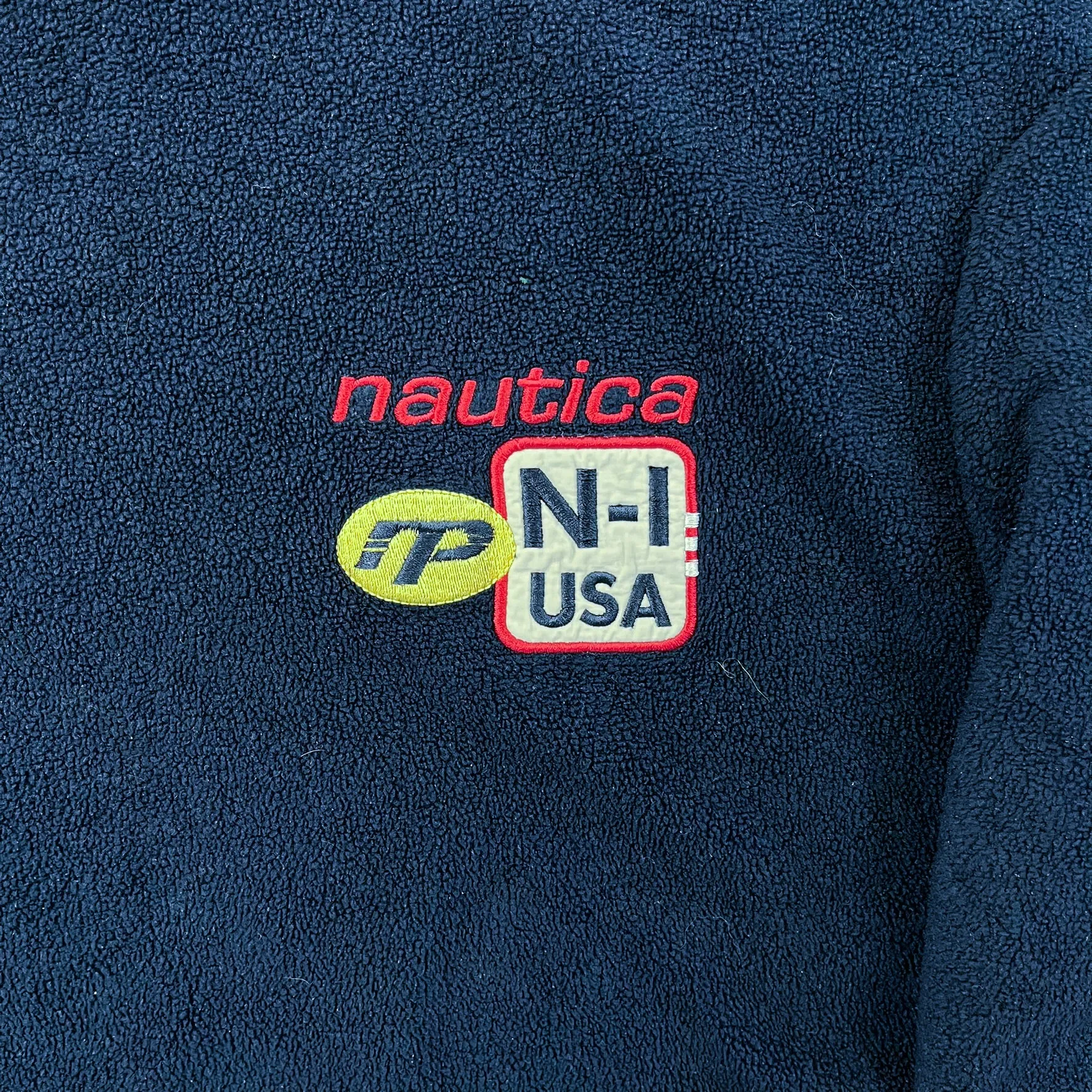 F- Nautica Embroidered Text & Logo Polar Fleece Crewneck sold by HG Vintage product image thumbnail 4