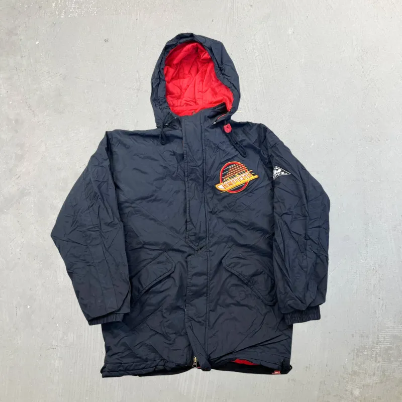 F- Vintage Vancouver Canucks NHL Apex One Winter Jacket sold by HG Vintage