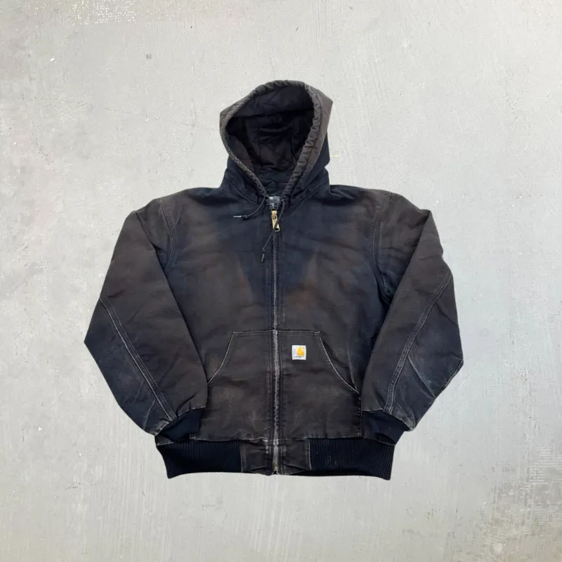 F- Carhartt  Hooded Active Work Jacket sold by HG Vintage
