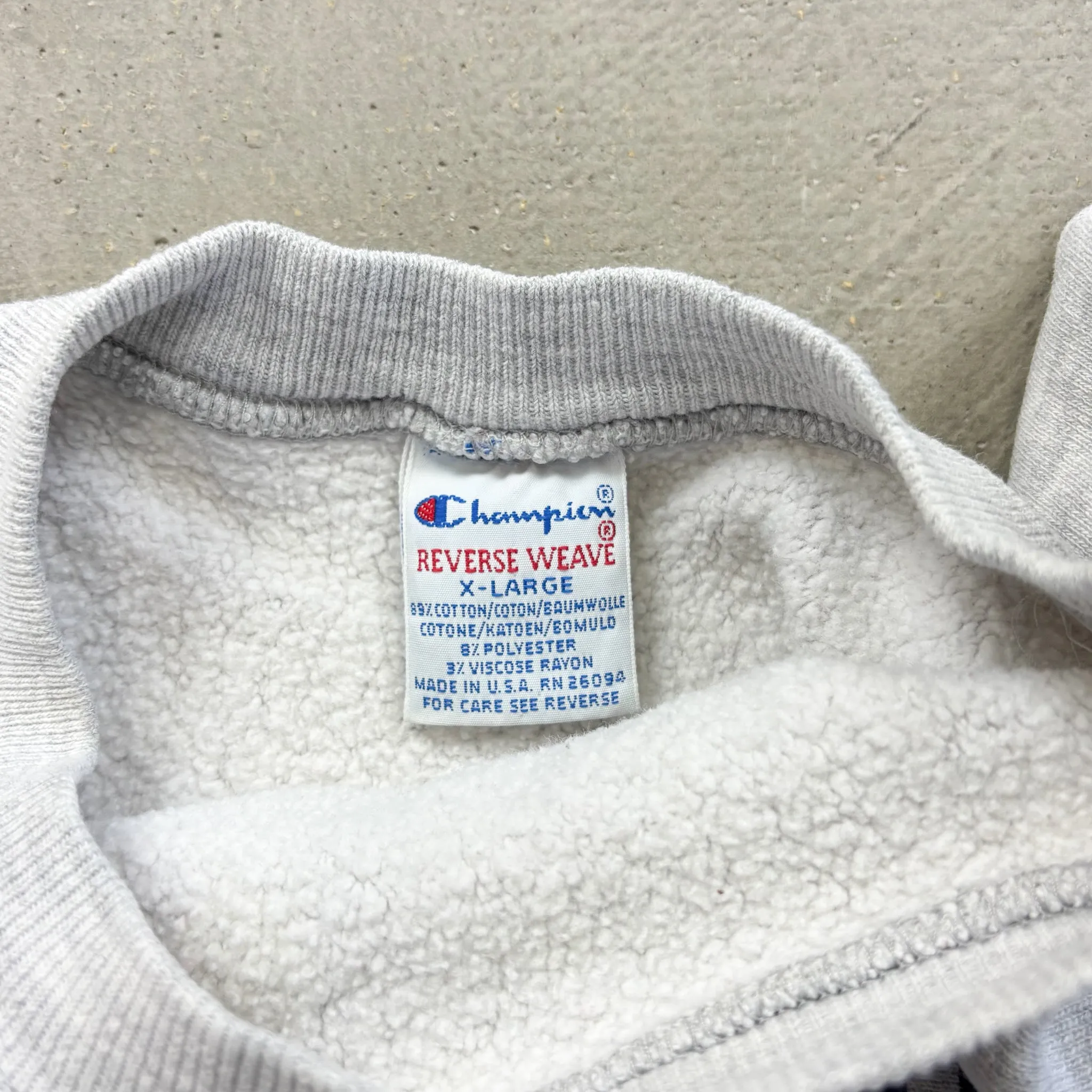 F- Vintage Champion Reverse Weave USA North Adam State College Crewneck sold by HG Vintage product image thumbnail 3