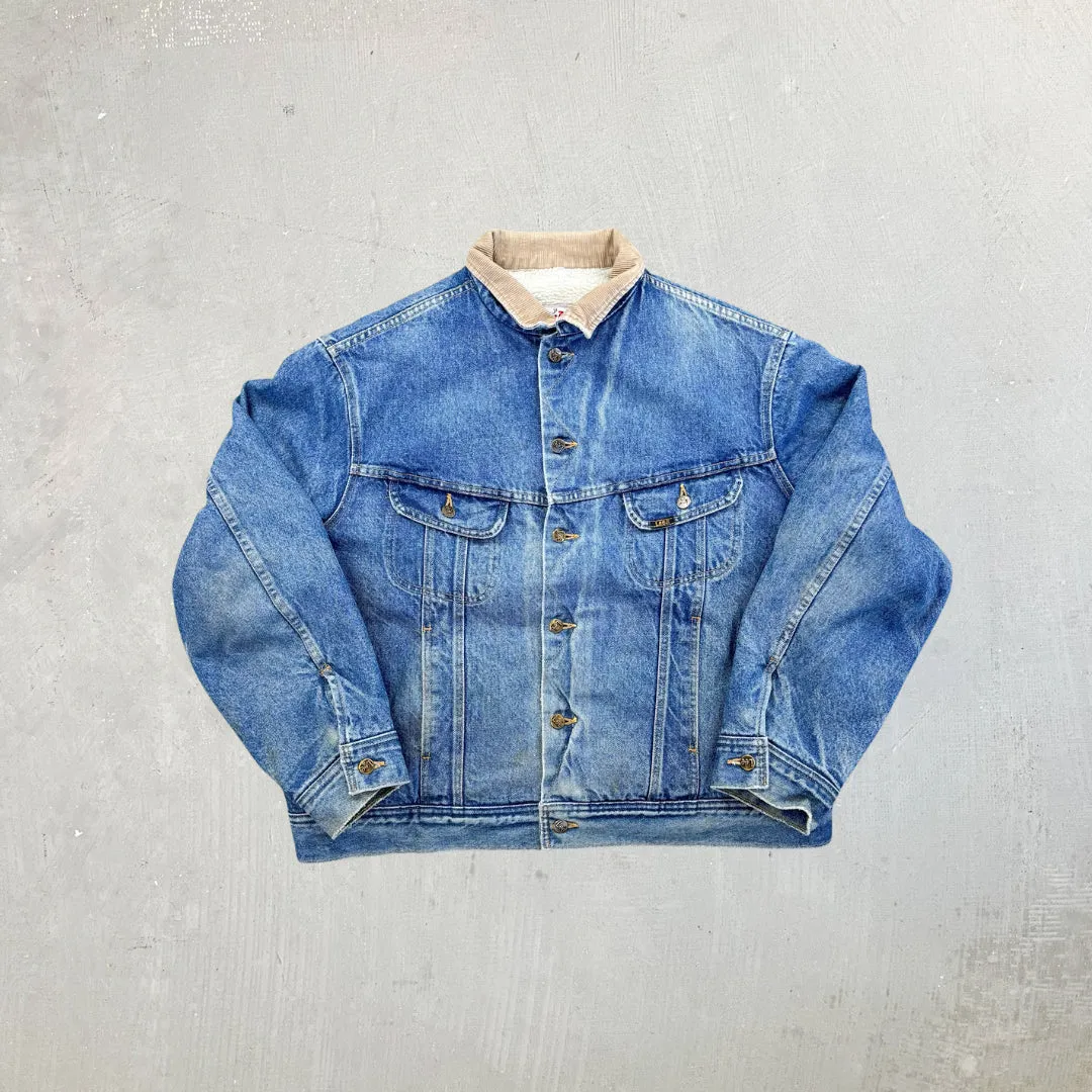 F- Vintage Lee Storm Rider Sherpa Lined Denim Jacket sold by HG Vintage
