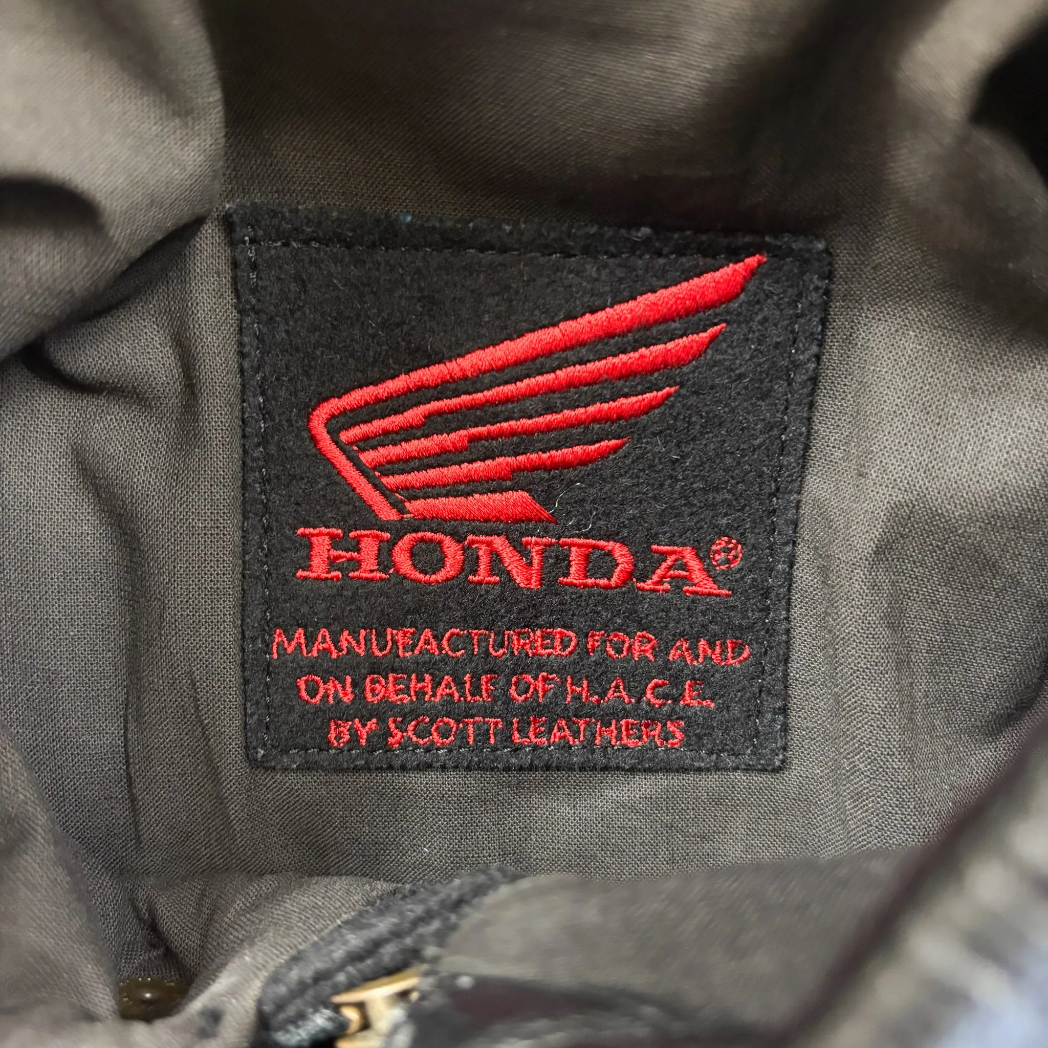 F- Vintage '98 Honda 50th Anniversary Leather Jacket sold by HG Vintage product image thumbnail 5