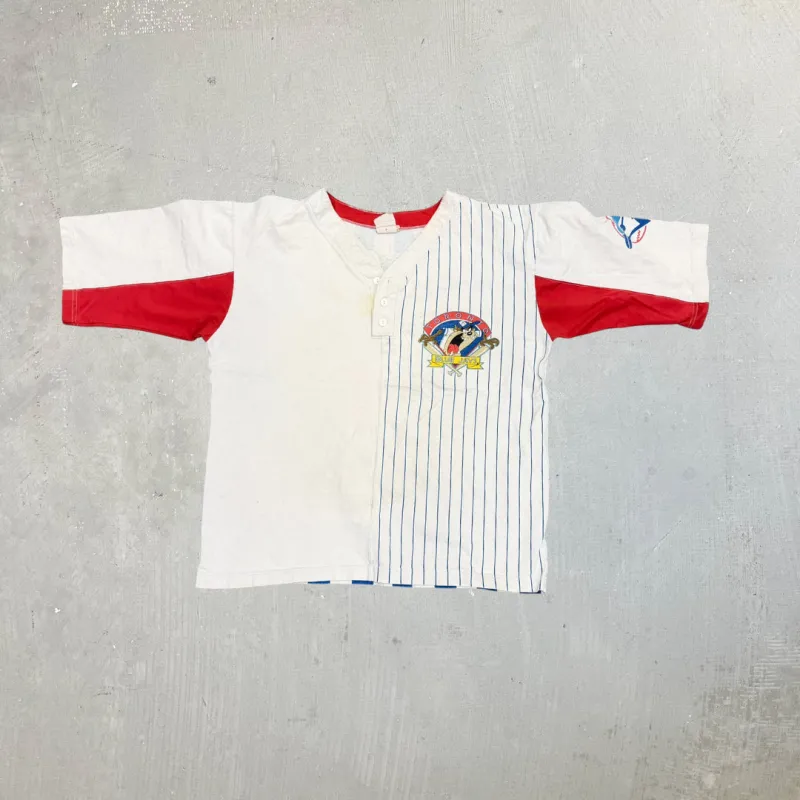 F- Vintage '93 Toronto Blue Jays Looney Tunes Tasmanian Devil Jersey sold by HG Vintage