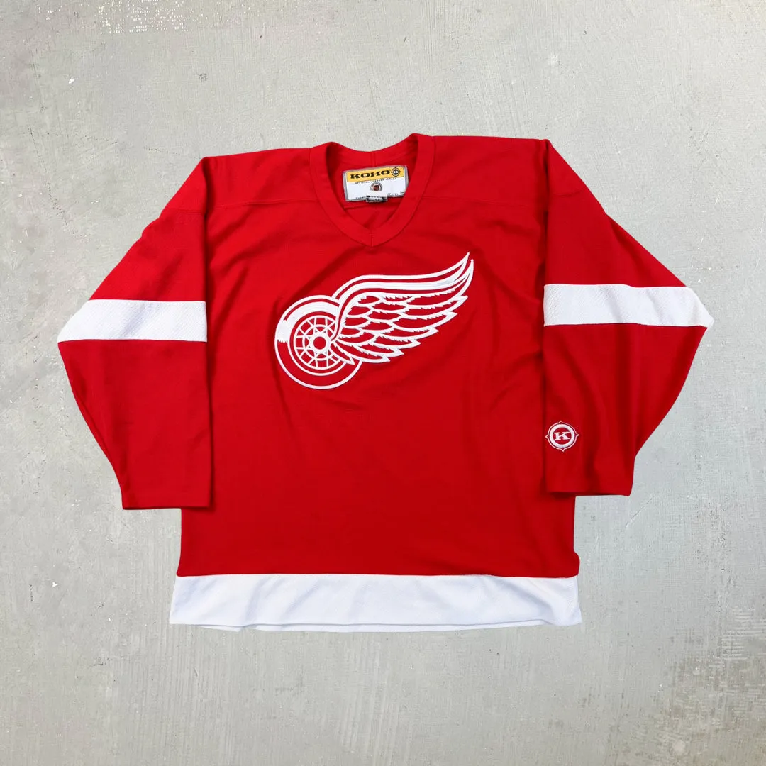 F- Vintage Detroit Red Wings NHL Koho Hockey Jersey sold by HG Vintage