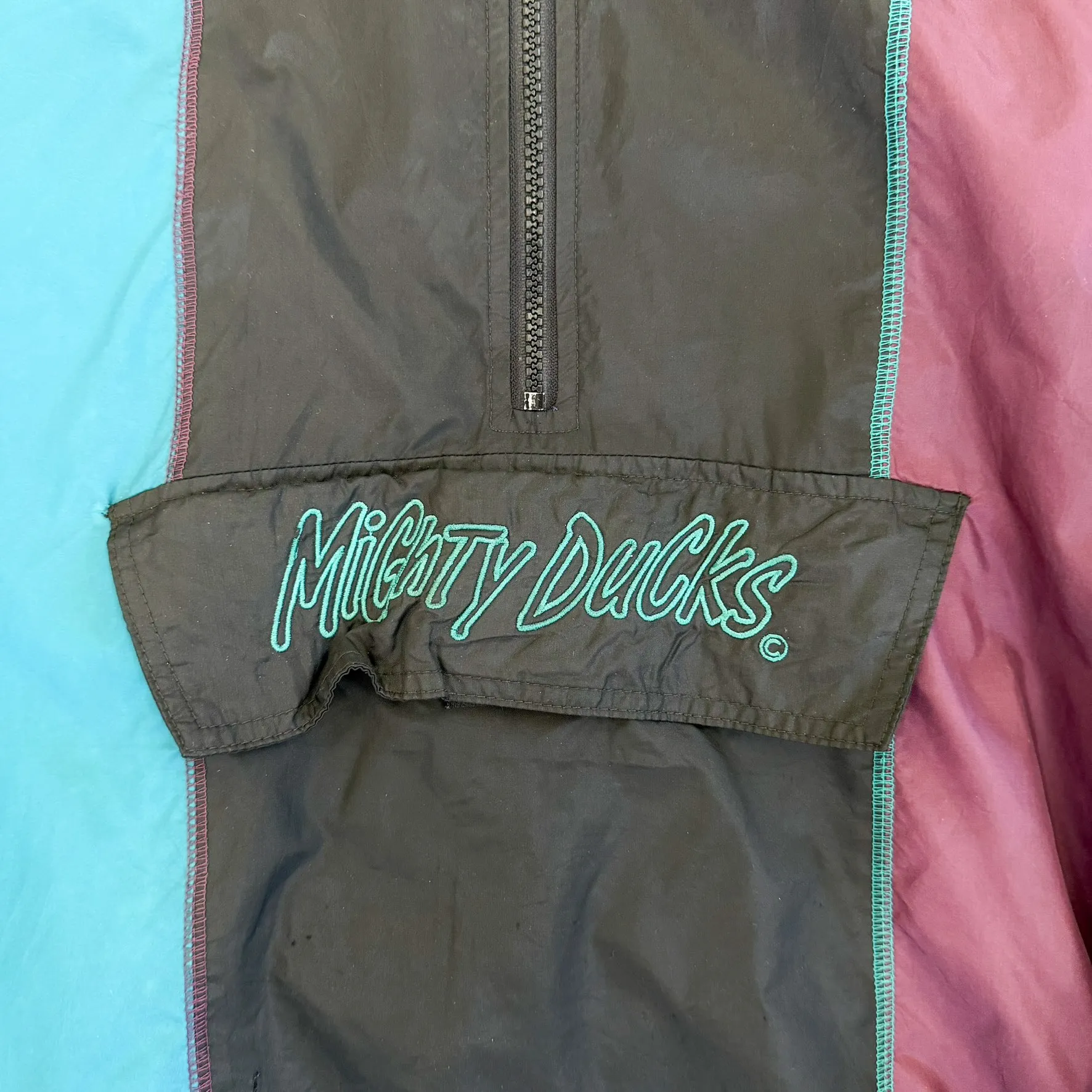 F- Vintage Anaheim Mighty Ducks NHL Starter Anorak Lightweight Jacket sold by HG Vintage product image thumbnail 2