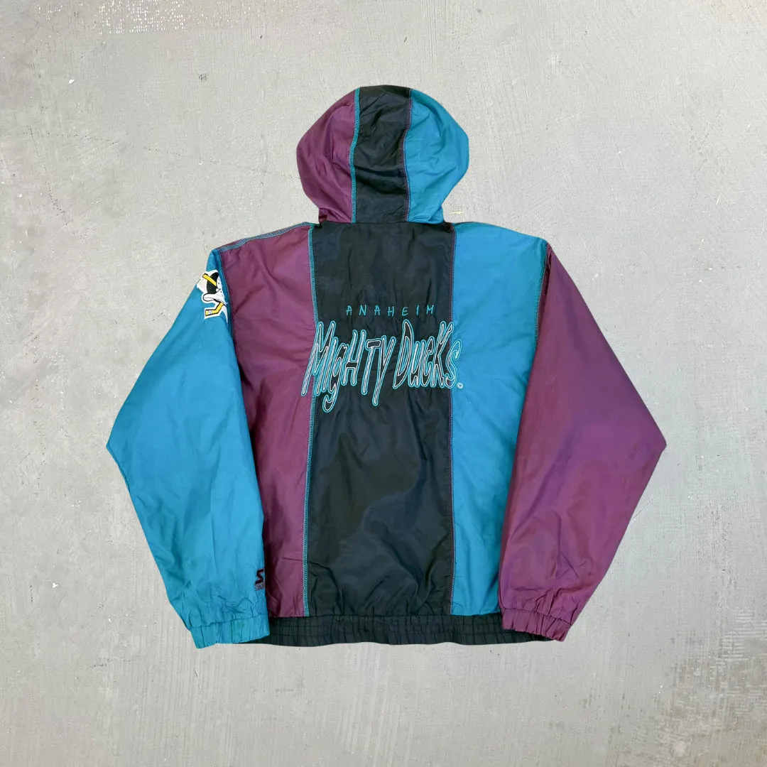 F- Vintage Anaheim Mighty Ducks NHL Starter Anorak Lightweight Jacket sold by HG Vintage product image thumbnail 3