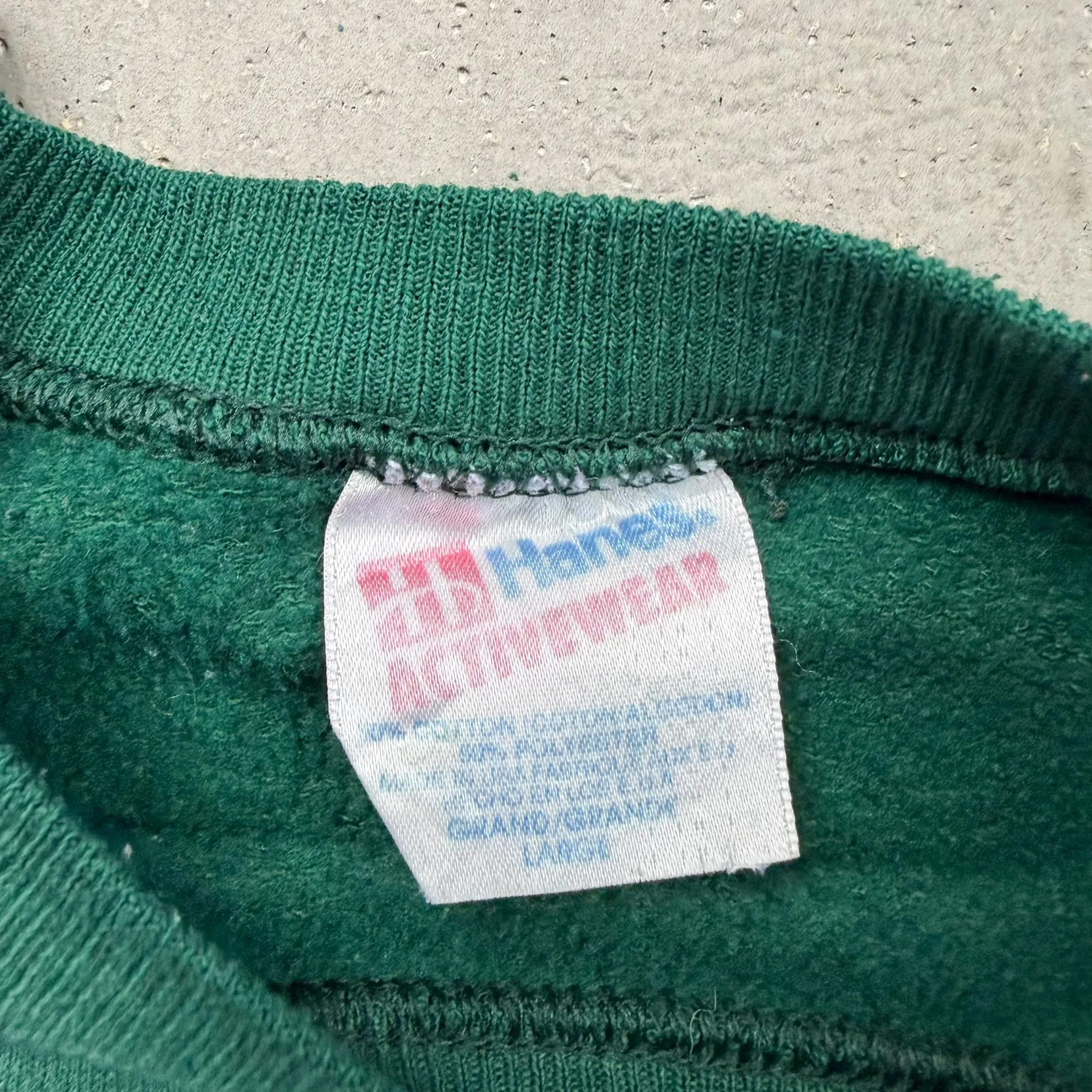 F- Vintage '93 Eagle Print Hanes Active Tag Made In USA Crewneck sold by HG Vintage product image thumbnail 3