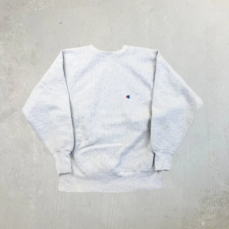 F- Vintage Champion Reverse Weave Heather Grey Made In USA Crewneck sold by HG Vintage