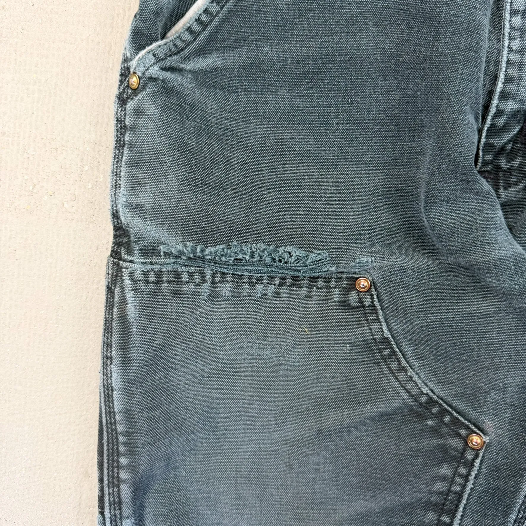 F- Vintage Carhartt Double Knee Dungaree Workwear Pants sold by HG Vintage product image thumbnail 5