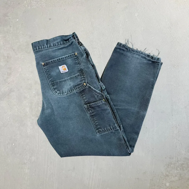 F- Vintage Carhartt Double Knee Dungaree Workwear Pants sold by HG Vintage