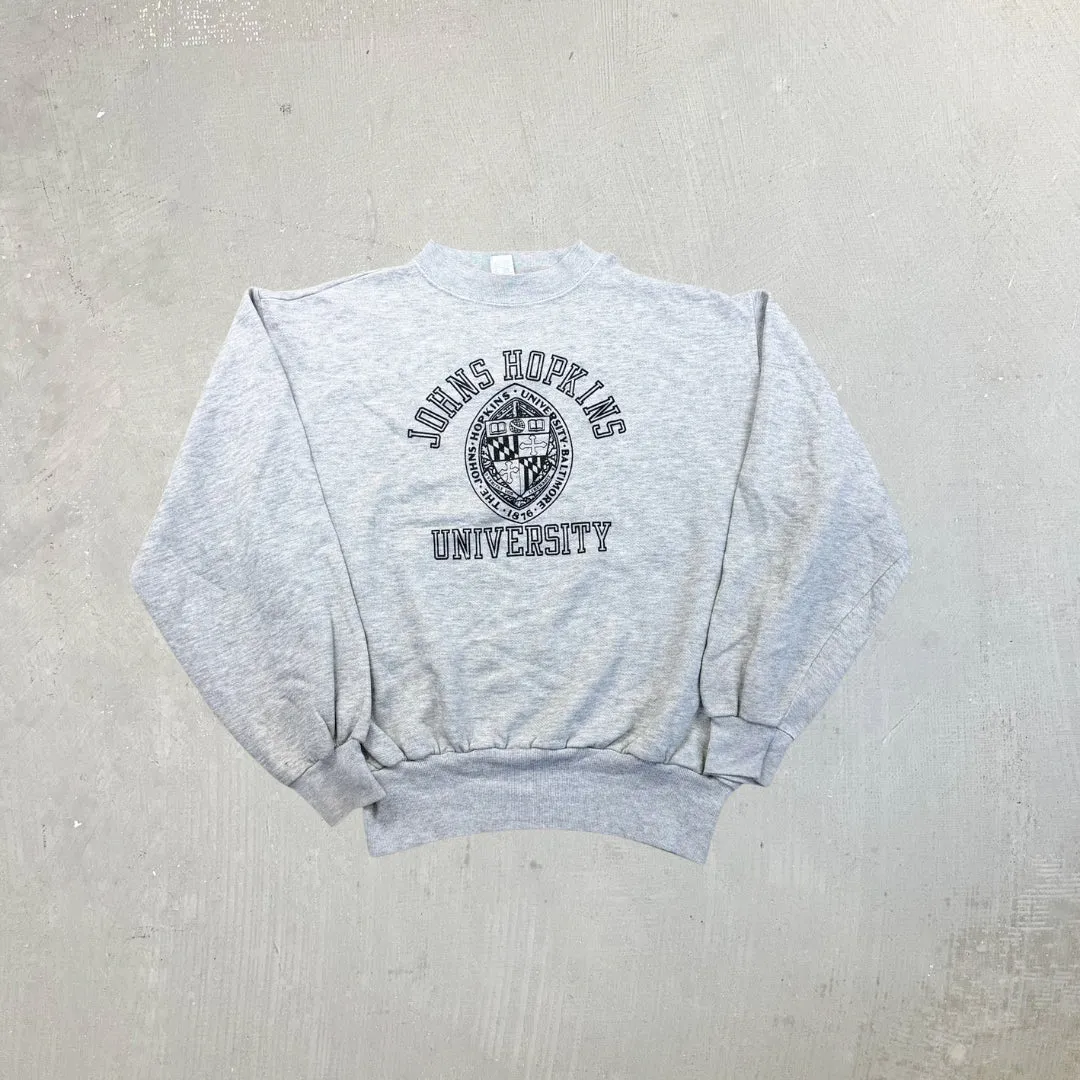 F- Vintage Champion John Hopkins Text Made In USA Crewneck sold by HG Vintage