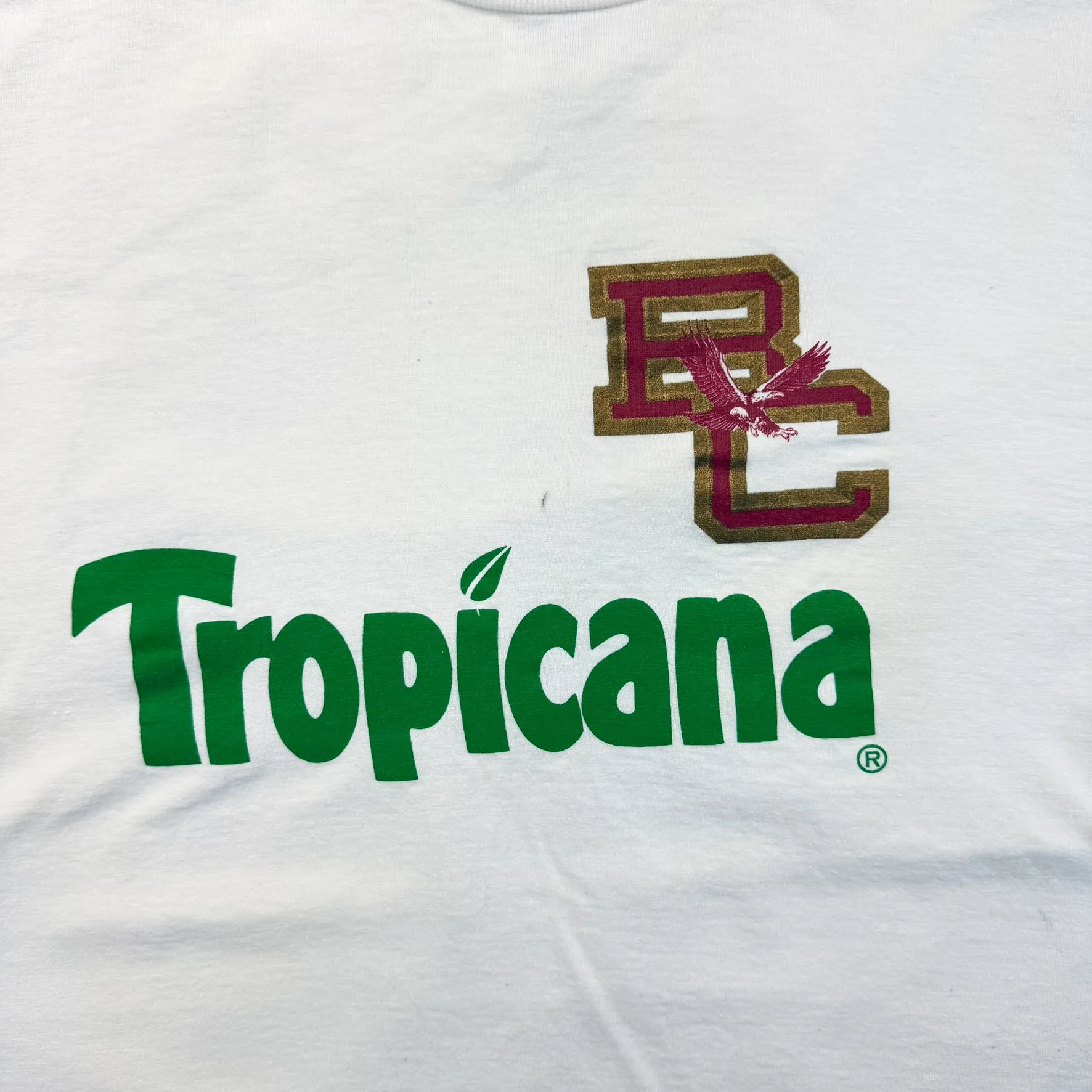 F- Vintage Boston College Tropicana Single Stitch Tee sold by HG Vintage product image thumbnail 2