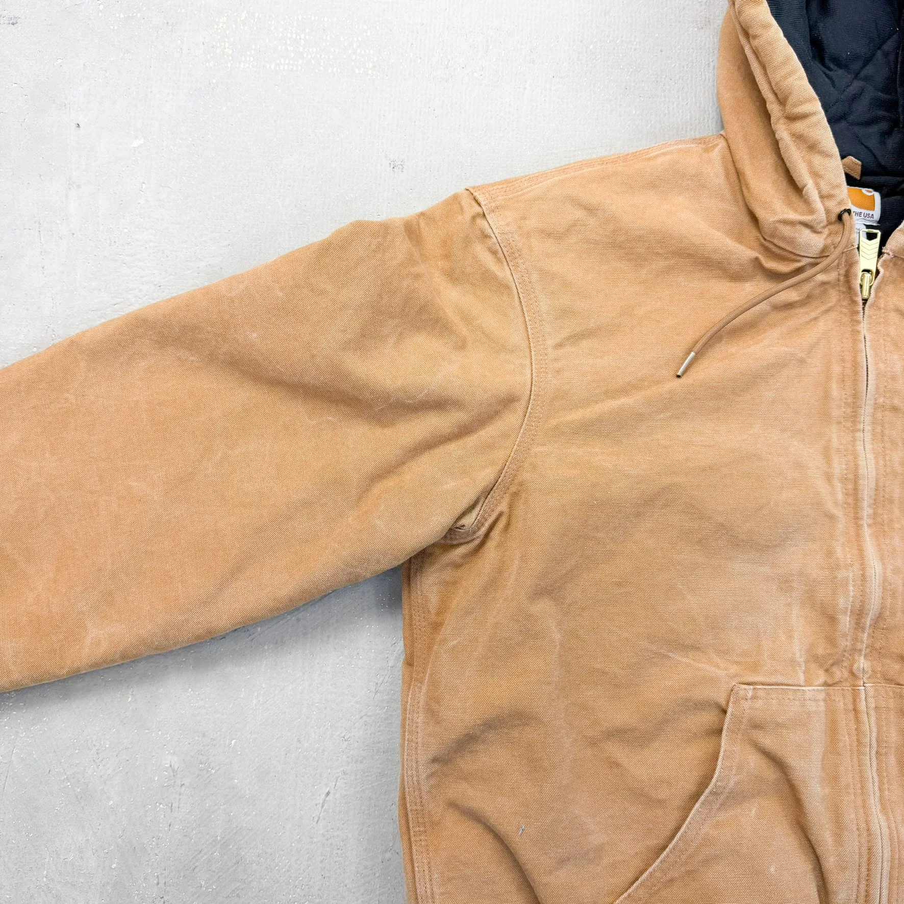 F- Vintage Carhartt Hooded Active Canvas Made In USA Work Jacket sold by HG Vintage product image thumbnail 5