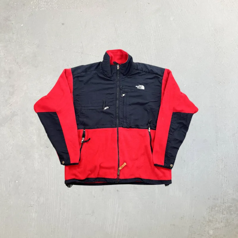 F- North Face Denali Zip Up Red Polar Fleece sold by HG Vintage