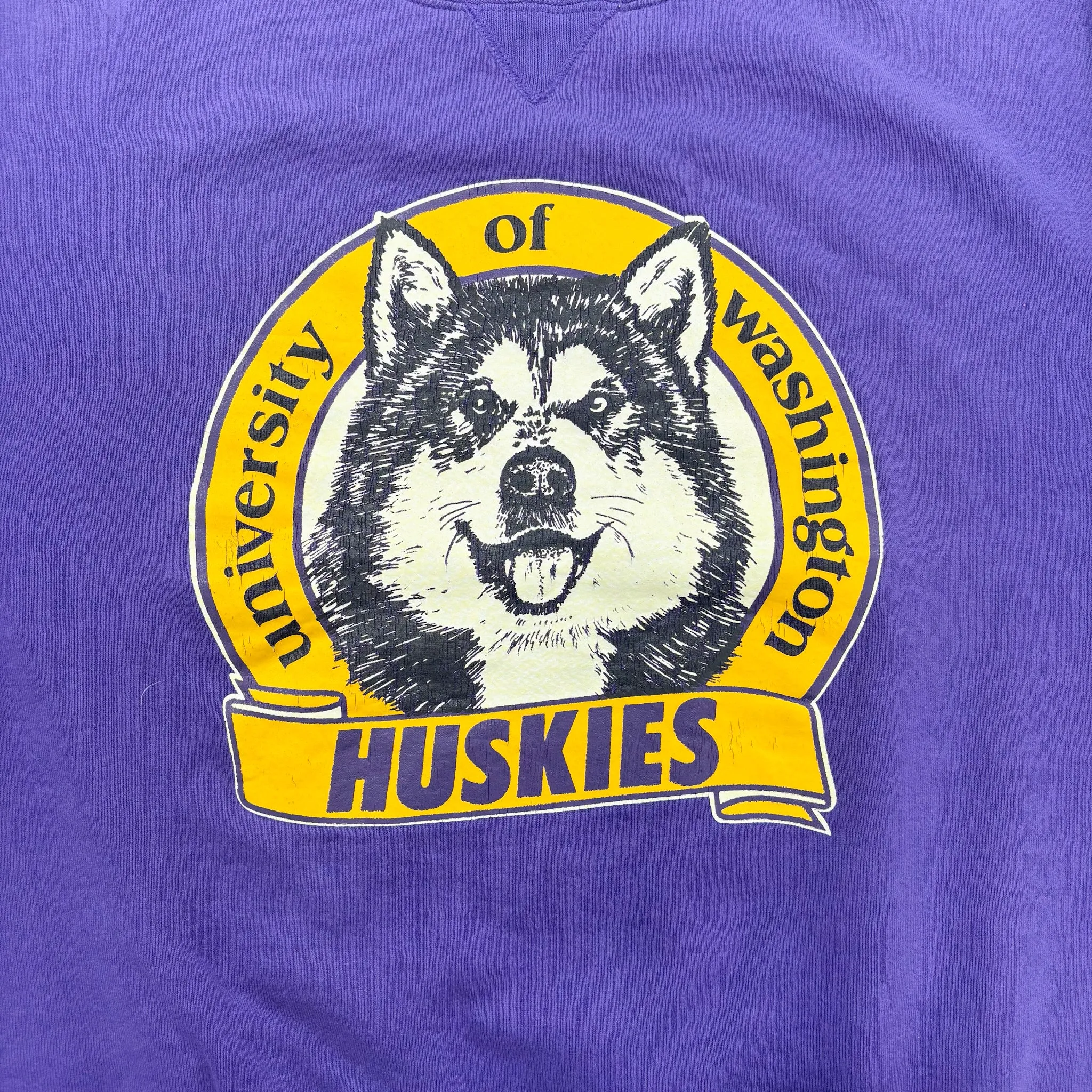 F- Vintage University Of Washington Huskies Russell Athletic Made In USA Crewneck sold by HG Vintage product image thumbnail 2