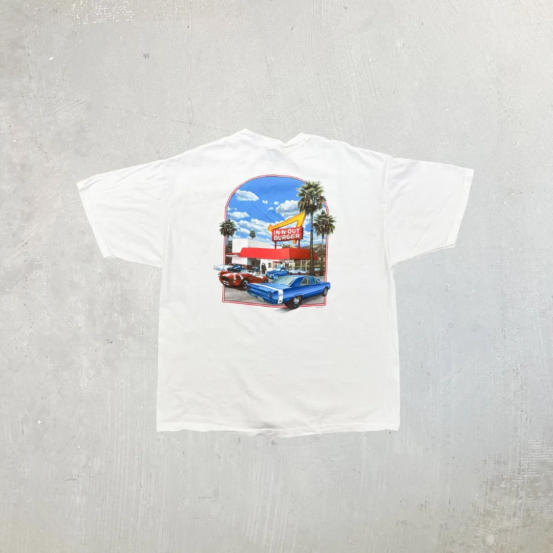 F- Vintage '99 In n Out California Car Drive Through Hanes Heavyweight Tee sold by HG Vintage product image thumbnail 3