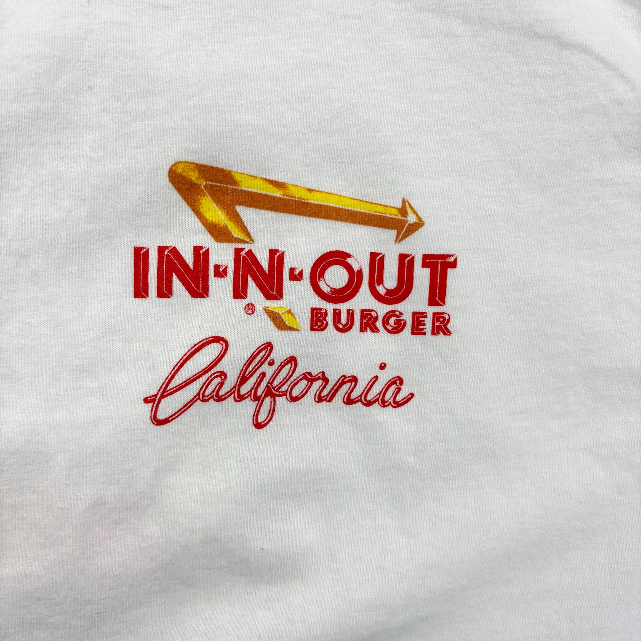 F- Vintage '99 In n Out California Car Drive Through Hanes Heavyweight Tee sold by HG Vintage product image thumbnail 2