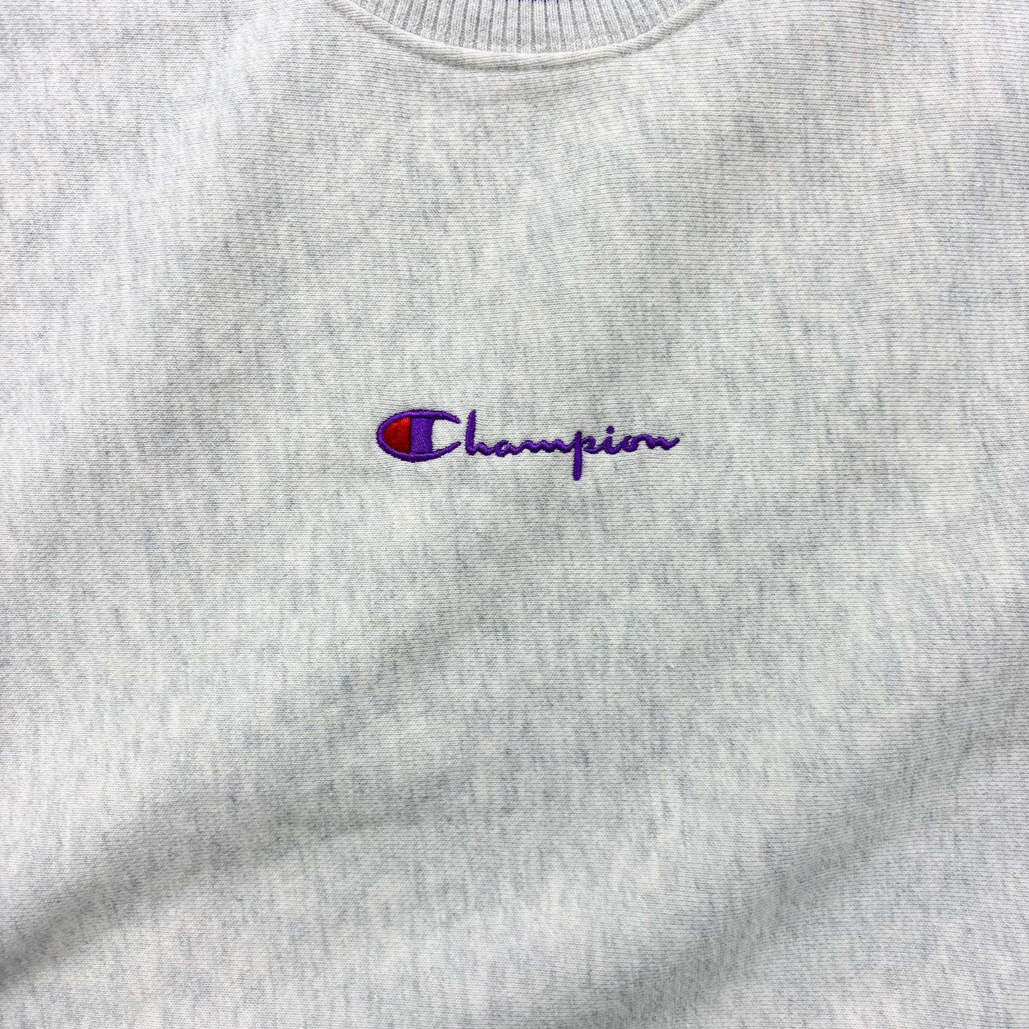 F- Vintage Champion Reverse Weave Embroidered Logo Crewneck sold by HG Vintage product image thumbnail 2