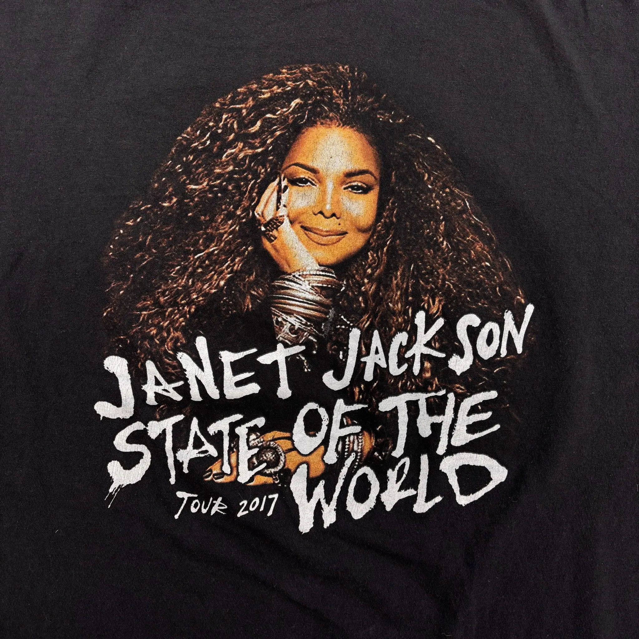F- '17 Janet Jackson State Of The World Tour Tee sold by HG Vintage product image thumbnail 2