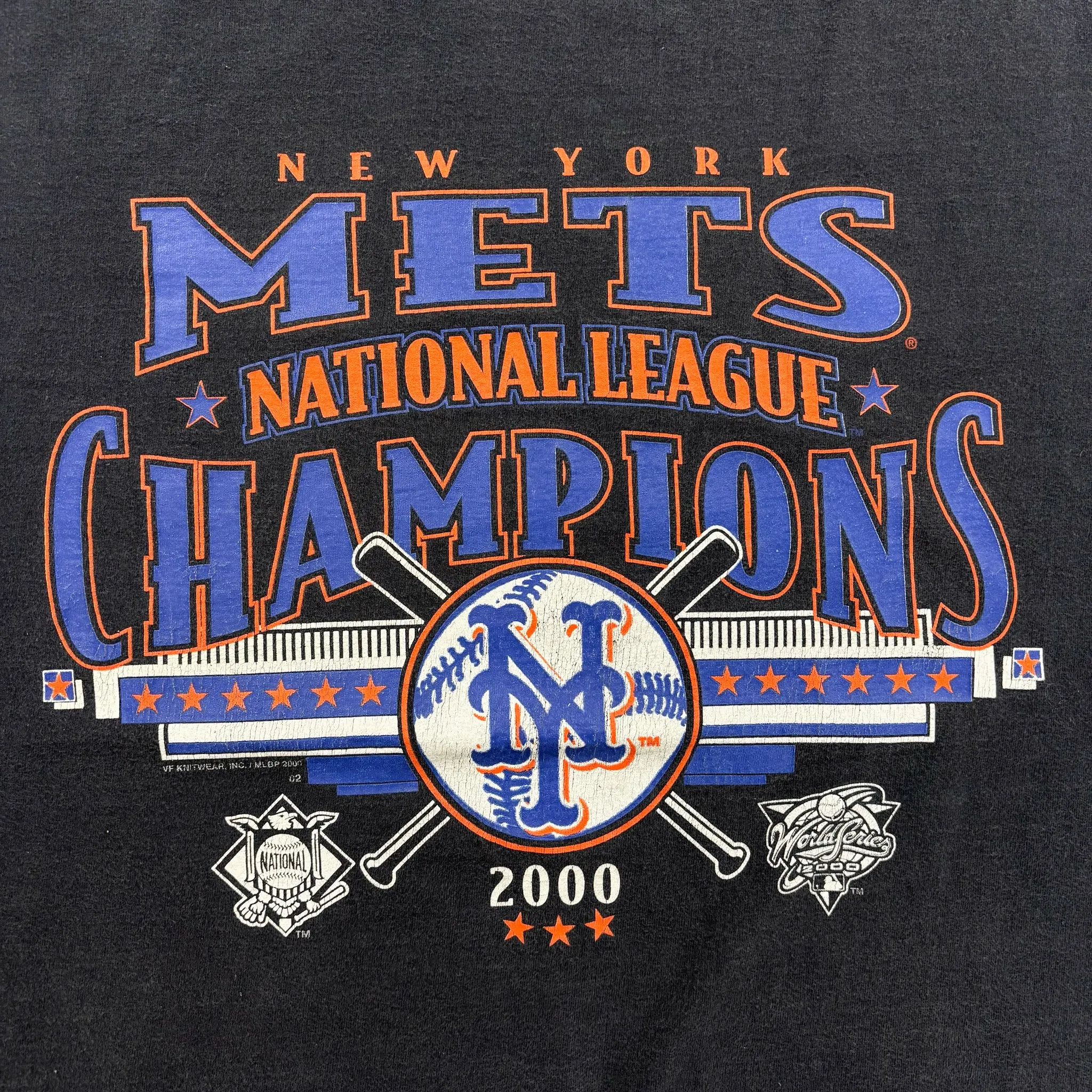 F- Vintage '00 New York Mets MLB World Series Champions Tee sold by HG Vintage product image thumbnail 2