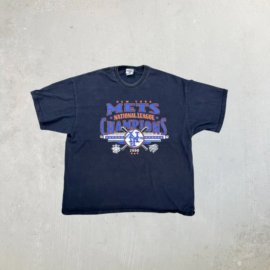 F- Vintage '00 New York Mets MLB World Series Champions Tee sold by HG Vintage