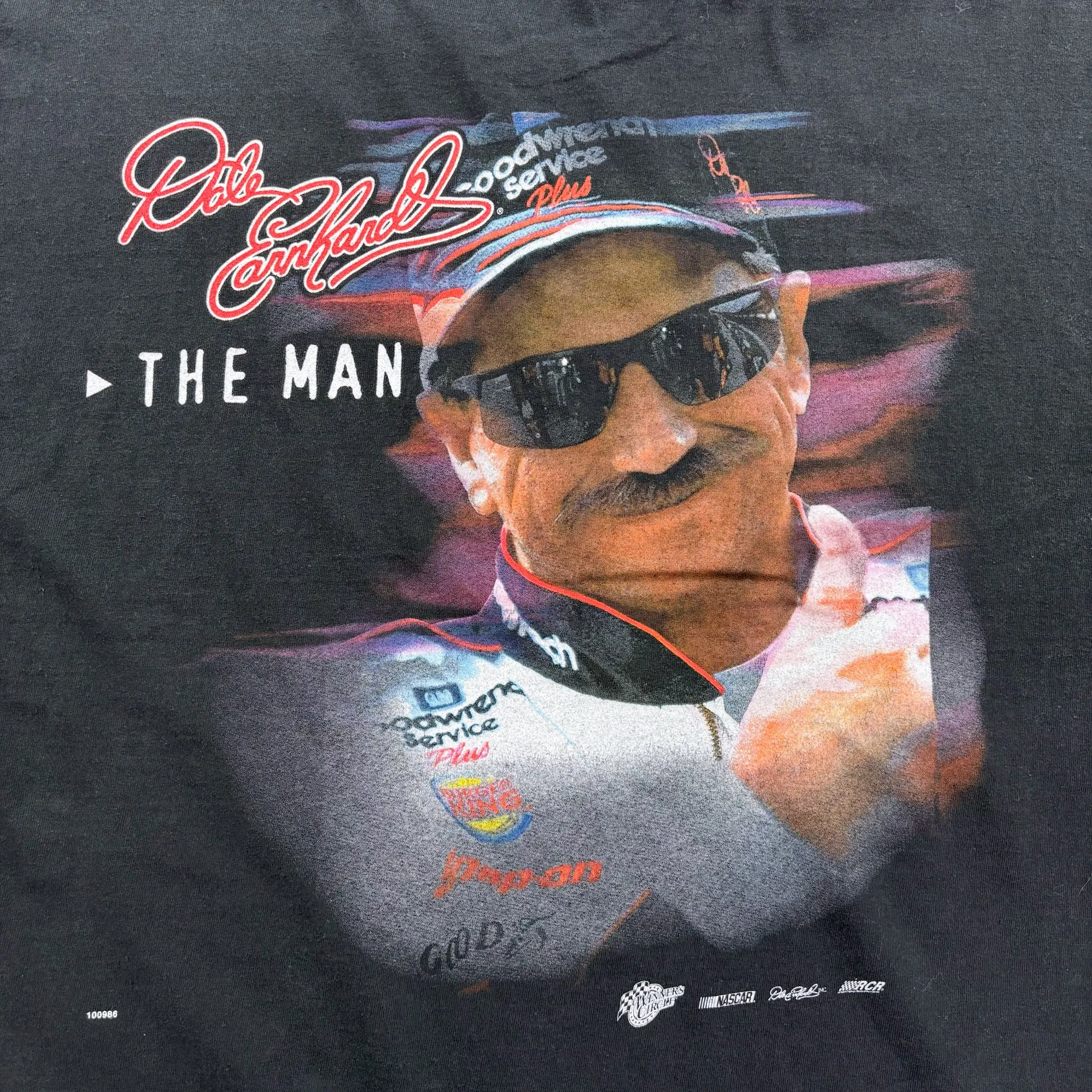F- Vintage Nascar Dale Earnhardt The Man Graphic Tee sold by HG Vintage product image thumbnail 4