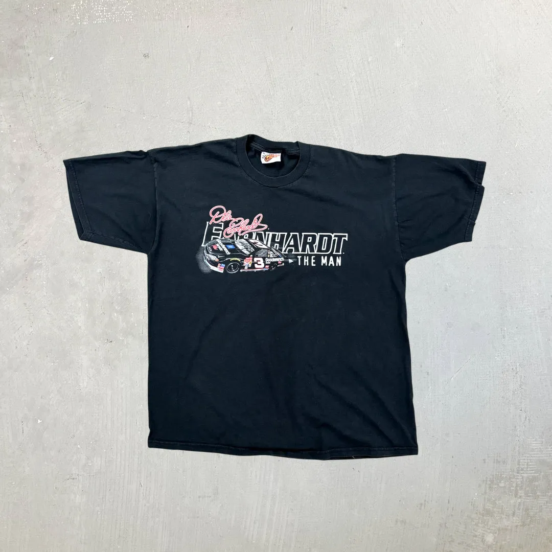 F- Vintage Nascar Dale Earnhardt The Man Graphic Tee sold by HG Vintage